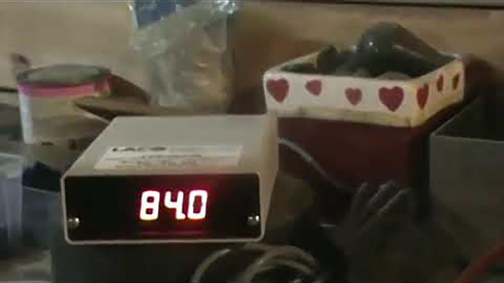 Ball lightning pressure experiment