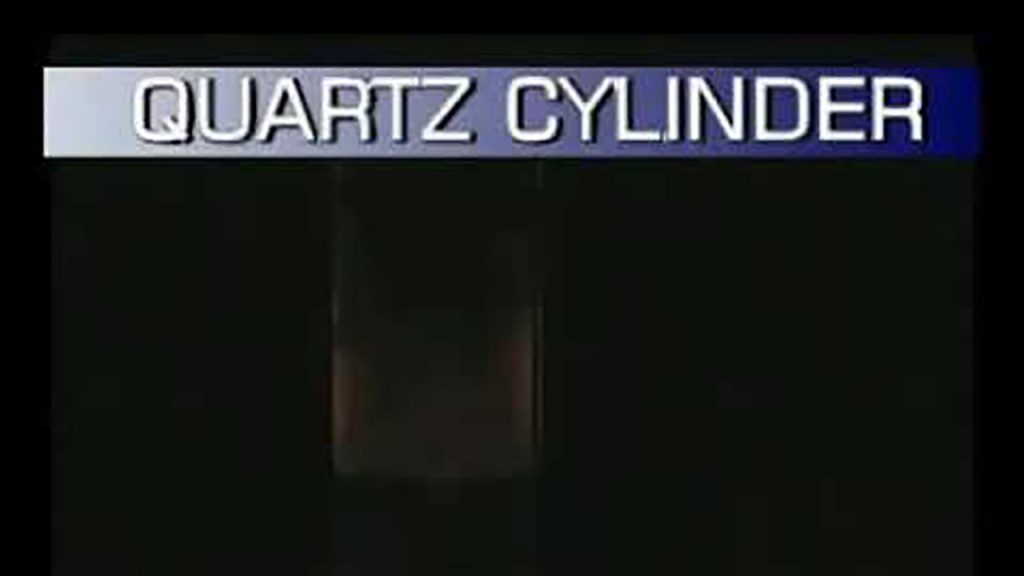 Ball lightning in quartz cylinder 1